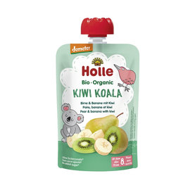 6x HOLLE Kiwi Koala Bio pyré hruška banán kiwi 100 g (8+)