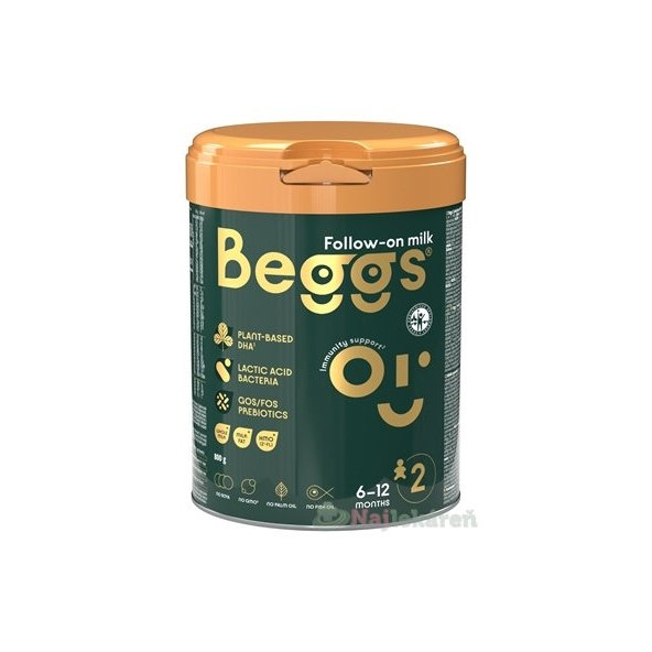 Beggs 2 následná dojčenská mliečna výživa (od ukonč.6.mesiaca) 800 g