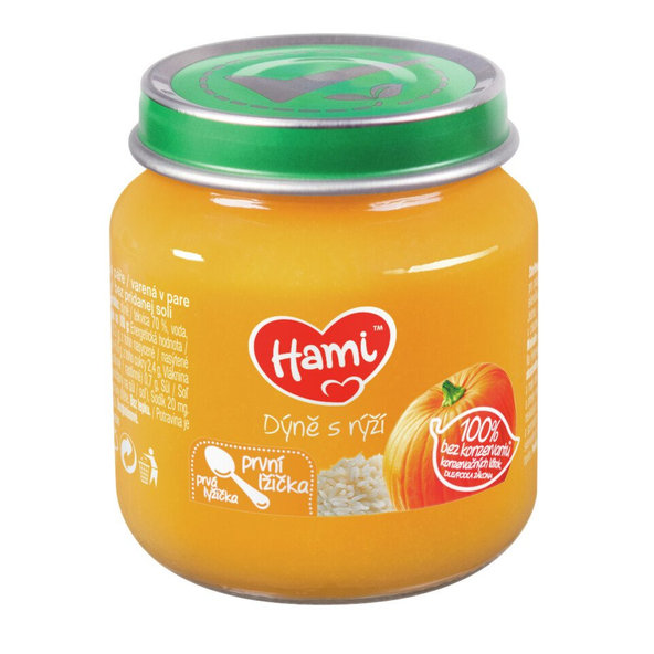 HAMI Tekvica s ryžou (125 g) - zeleninový príkrm