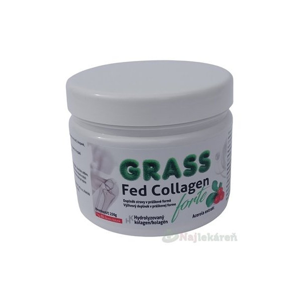 GRASS Fed Collagen Forte Acerola extrakt prášok 250 g