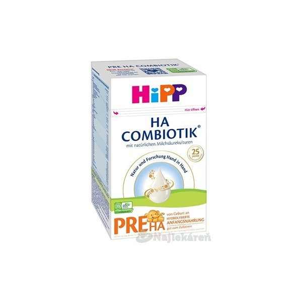 HiPP HA 1 COMBIOTIK, PRE HA (inov.2023) počiatočná dojčenska výživa 600 g