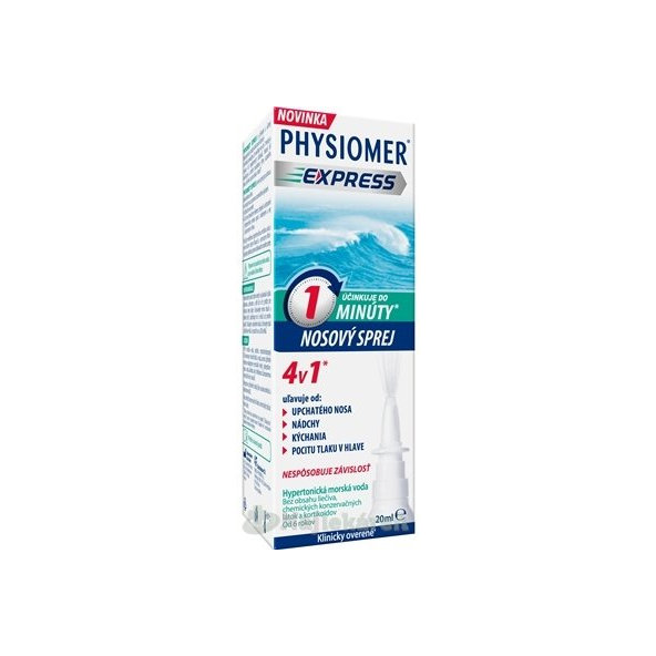 PHYSIOMER EXPRESS hypertonický nosný sprej 20 ml