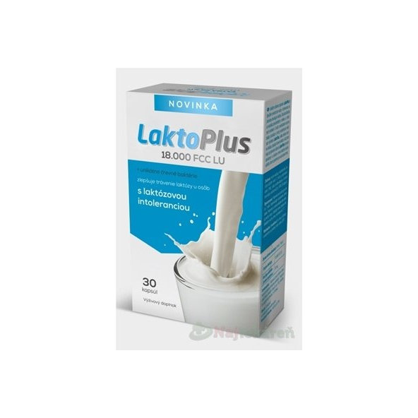 LaktoPlus pre osoby s laktózovou intoleranciou 30 kapsúl