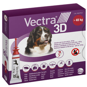 Vectra 3D dog XL pipety proti blchám a kliešťom pre psy nad 40kg