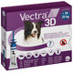 Vectra 3D dog M pipety proti kliešťom a blchám pre psy od 10-25kg 3ks