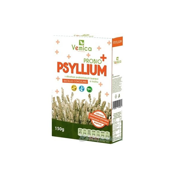 Vemica PSYLLIUM PROBIO PLUS výživový doplnok, 150g