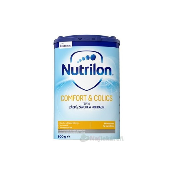 Nutrilon COMFORT & COLICS špeciálna mliečna výživa v prášku (od narodenia) 800 g