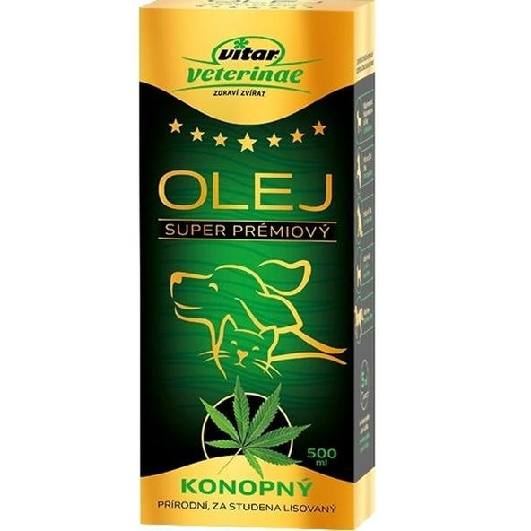 VITAR Veterinae Konopný olej 500 ml