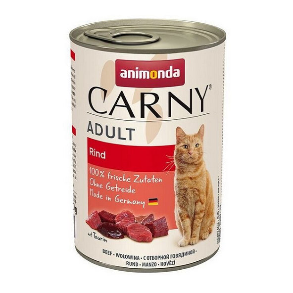 Animonda CARNY® cat Adult hovädzie mäso a morka konzervy pre mačky 12x400g