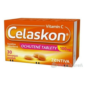 Celaskon 100 mg OCHUTENÉ TABLETY (liek. z hnedého skla) 30 ks