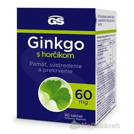 GS Ginkgo 60 mg s horčíkom 90 tbl