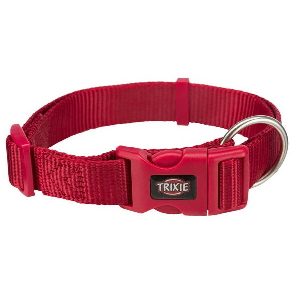 Trixie Premium collar, L–XL: 40–65 cm/25 mm, red