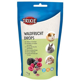 TRIXIE Wild berry drops maškrta pre hlodavce s príchuťou lesných plodov 75g