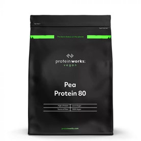 Hrachový proteín Pea Protein 80 - The Protein Works, bez príchute, 1000g