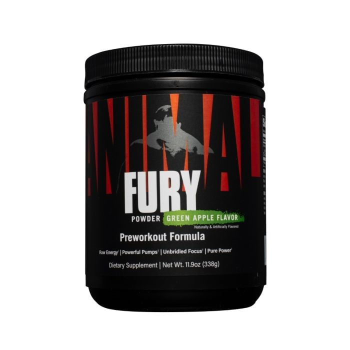 E-shop Predtréningový stimulant Animal Fury - Universal Nutrition, príchuť modrá malina, 490g
