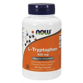L-Tryptofán 500 mg - NOW foods, 60cps