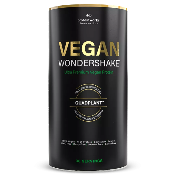 Vegan Wondershake - The Protein Works, choc peanut cookie, 750g