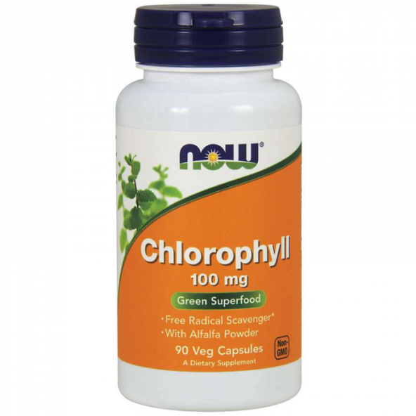 Chlorofyl 100 mg - NOW Foods, 90cps