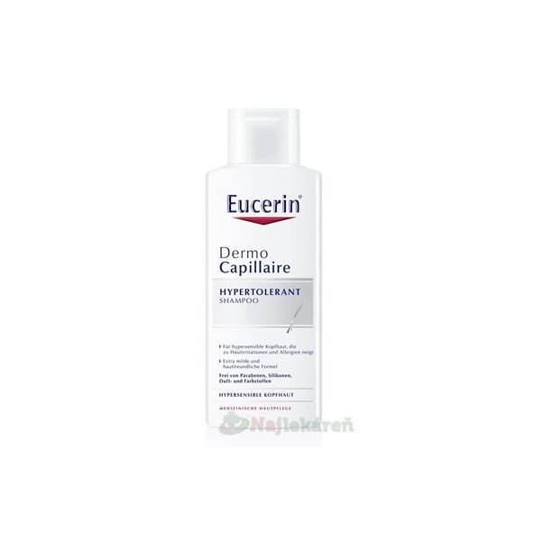 Eucerin DermoCapillaire Hypertolerantný šampón 250ml