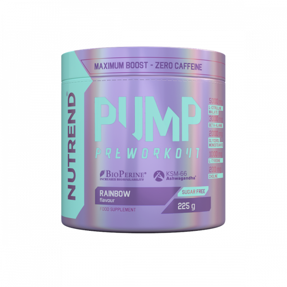 Predtréningový stimulant PUMP - Nutrend tropical blend 225 g