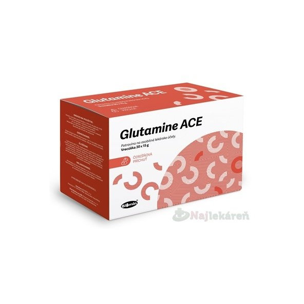 Glutamine ACE čerešňová príchuť vrecúška 30x15 g