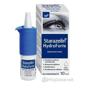 Starazolin HydroForte zvlhčujúce očné kvapky s hyaluronátom sodným 10 ml