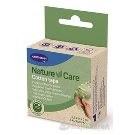 Nature Care Cotton tape fixačná páska 2,5 cm x 5 m, 1 ks