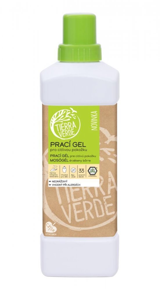 Obrázok Tierra Verde Prací gél z mydlových orechov (1000 ml)