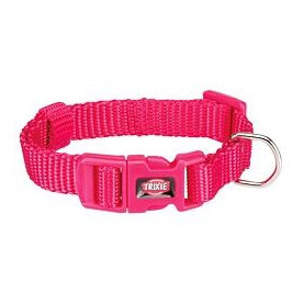 Trixie Premium collar, XS–S: 22–35 cm/10 mm, fuchsia