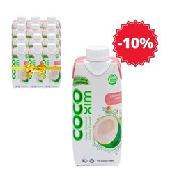 XL balenie - Kokosová voda lotosový kvet COCOXIM 12x330 ml