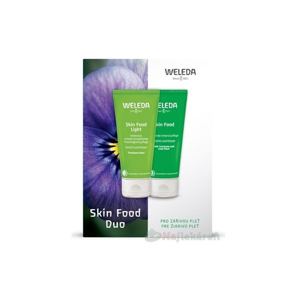 WELEDA Skin Food Duo krém Light osviežujúci 30 ml + krém univerzálny, hydratačný 30 ml