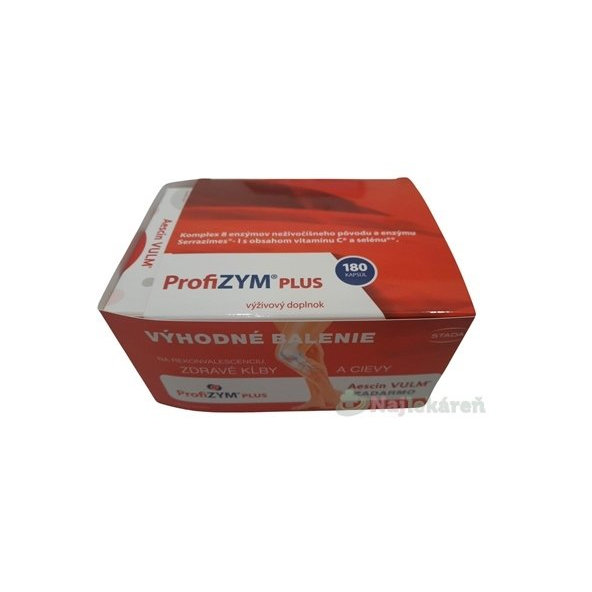 ProfiZYM Plus (VÝHODNÉ BALENIE) 180 ks + ZADARMO Aescin Vulm 30 mg 60 tabliet