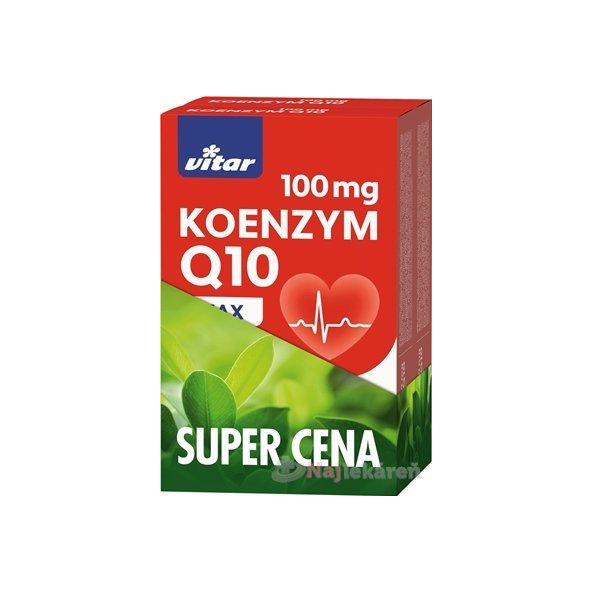 VITAR KOENZYM Q10 MAX 100 mg DUOPACK 2x60 ks