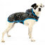 Oblečenie Samohýl - Trekky II modrá pláštenka pre psy 45cm