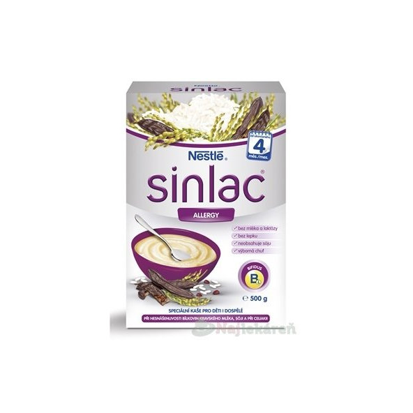 Nestlé nemliečna kaša SINLAC allergy 500g