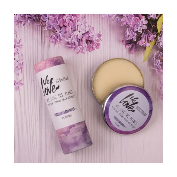 Prírodný tuhý deodorant "Lovely lavender" We love the Planet 65 g