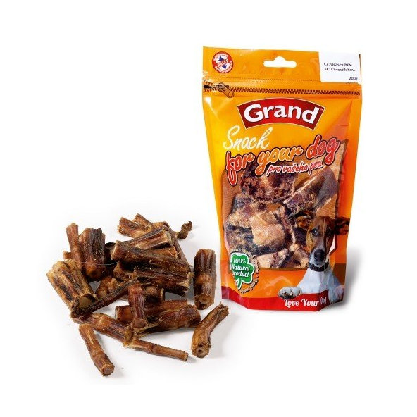 GRAND - pamlsky GRAND sušený chvostík rezaný 200g