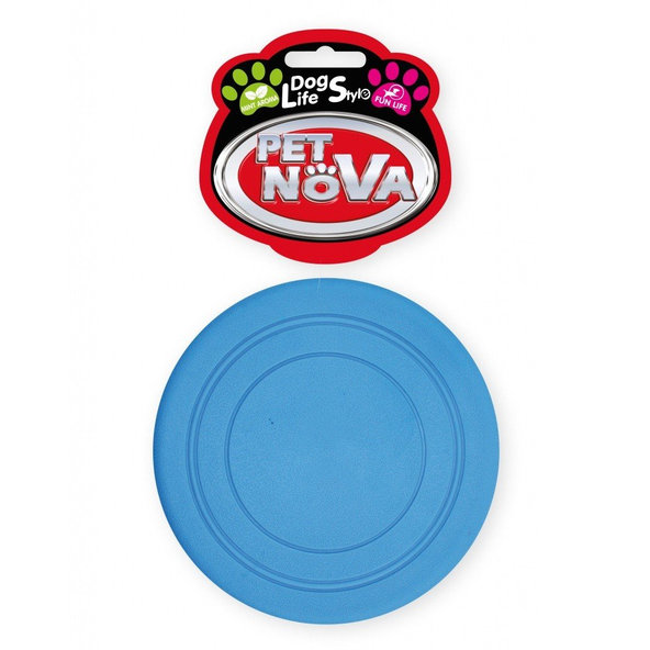 Pet Nova TPR FRISBEE BLUE lietajúci tanier pre psy 18cm