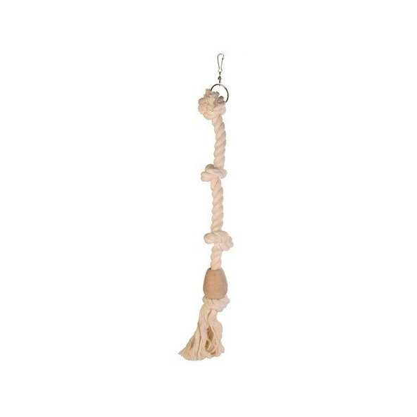 Trixie Climbing rope with wooden block, 60 cm/ř 23 mm