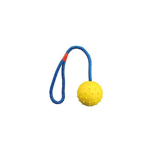 Trixie Ball on a rope, natural rubber, ř 6/30 cm