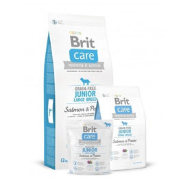 BRIT Care Brit Care GF Junior Large  Salm/Potat 12 (bledomodrá)DOPREDAJ