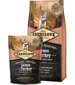 Obrázok Carnilove Dog Salmon & Turkey for LB Puppies 1,5kg