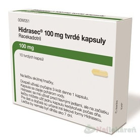 Hidrasec proti hnačke 100 mg 10 kapsúl
