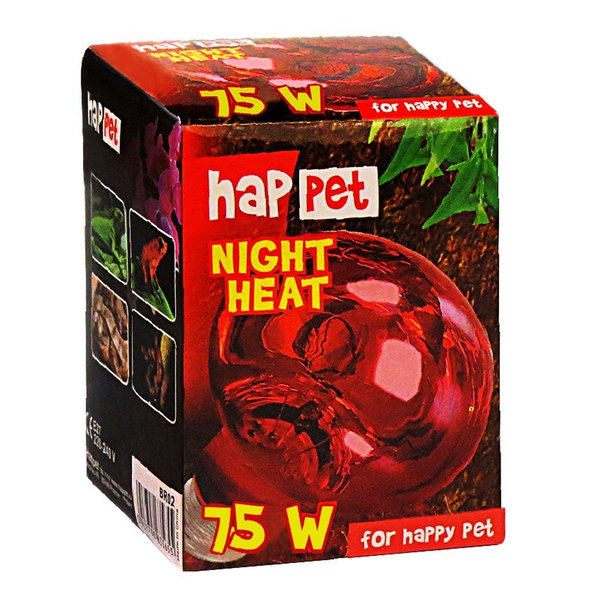 Happet NIGHT HEAT UVA nočná žiarovka do terária 75W