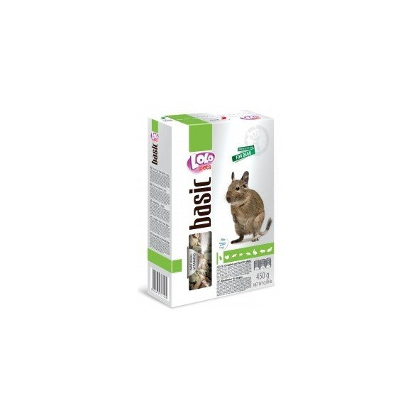 LOLOPETS LO Degu 500g základné krmivo