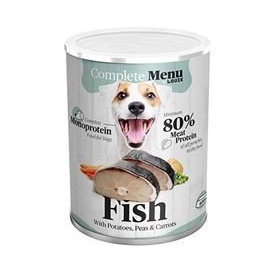 LOUIE Konzerva LOUIE complete menu - monoprotein pre psov 400g - ryba so zeleninou