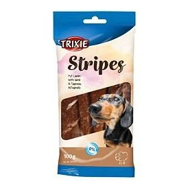 TRIXIE Stripes maškrta pre psy jahňacie prúžky 10ks / 100g