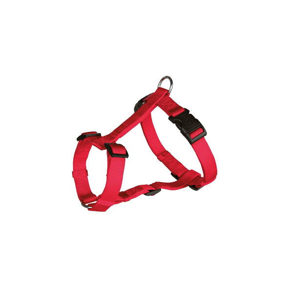 Trixie Classic H-harness, L–XL: 75–100 cm/25 mm, red