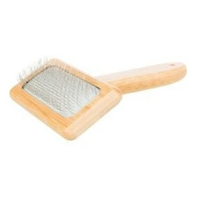 Trixie Soft brush, bamboo/metal, 9 × 15 cm