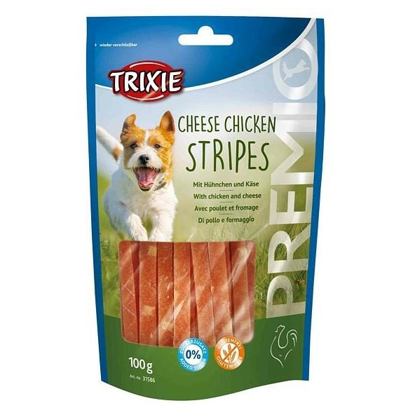 Trixie PREMIO Cheese Chicken Stripes, 100 g